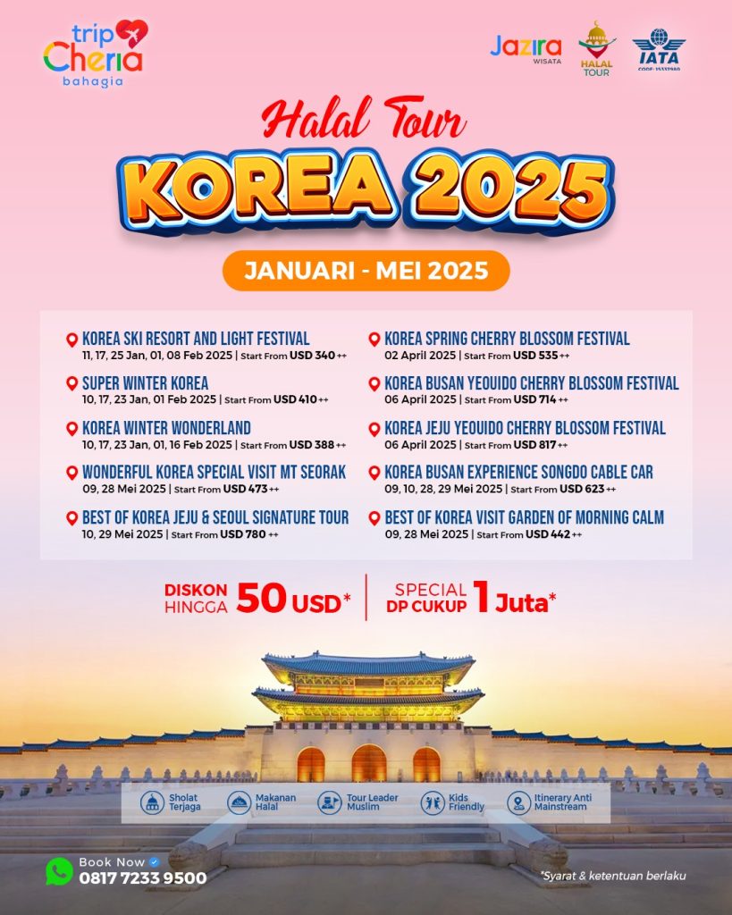wisata halal korea 2025