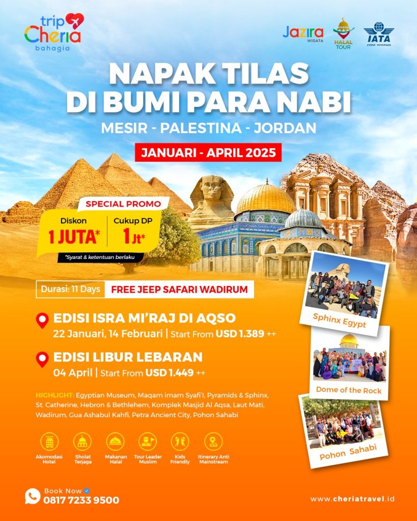 wisata halal napak tilas bumi para nabi